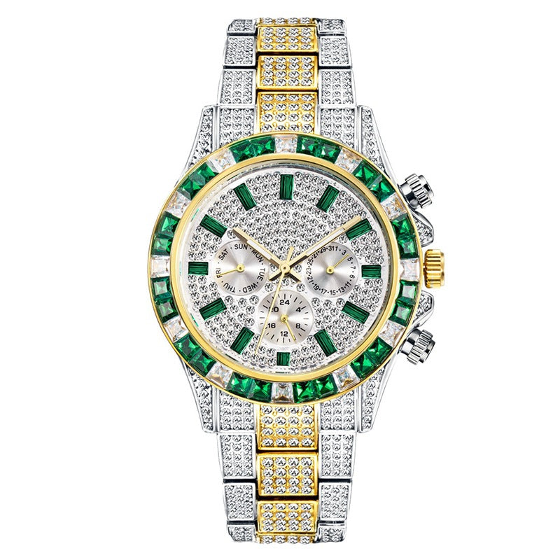 Damenuhr mit Quarzwerk und Stahlband – Bild 6 | LuxeStyle