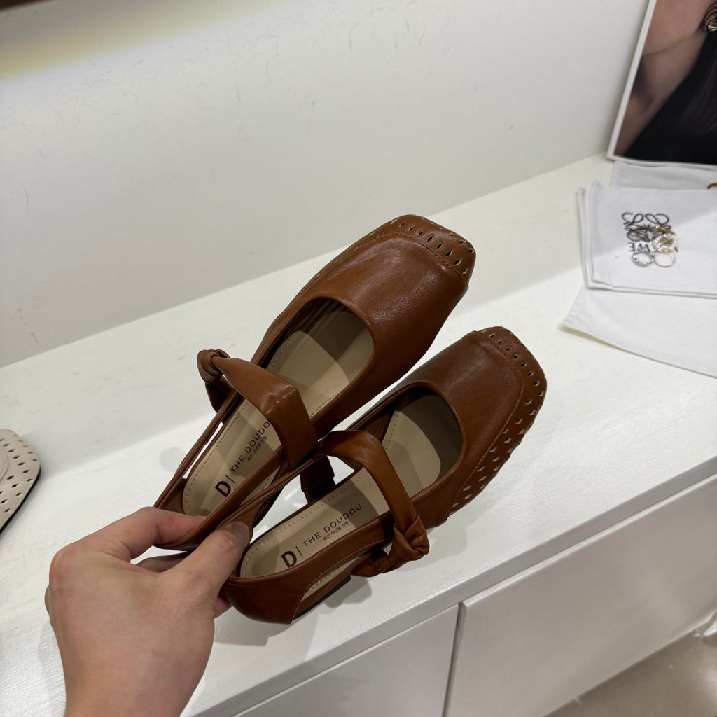 Elegante Mary Jane Sandalen mit eckiger Zehenpartie