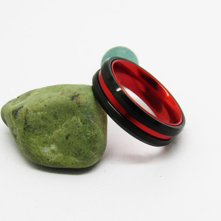 Wolframstahl-Ring-Set für Herren – Bild 3 | LuxeStyle