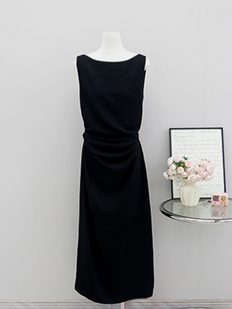 Elegantes ärmelloses Off-Shoulder Slim-Fit Kleid