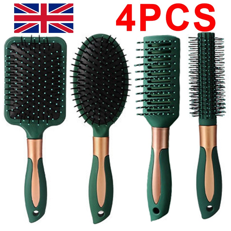 4-teiliges professionelles Haarbürsten-Set
