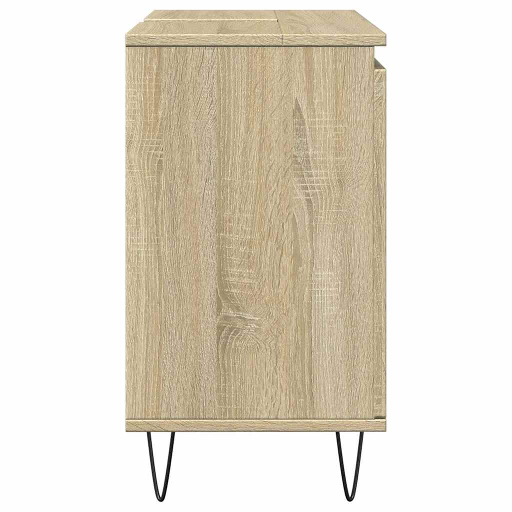 Badezimmerschrank Sonoma Eiche 58x33x60 cm