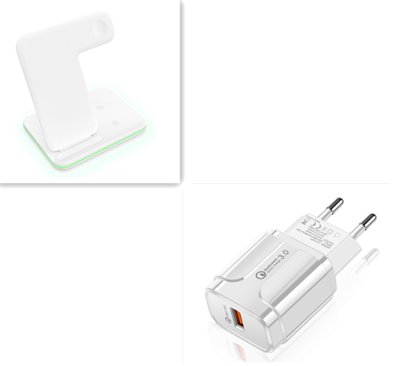 3-in-1 Wireless Ladestation für Smartphone, Watch, Headset – Bild 4 | LuxeStyle