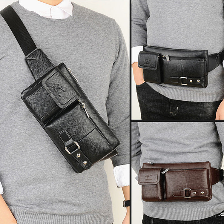 Grosse Crossbody Bag aus Leder