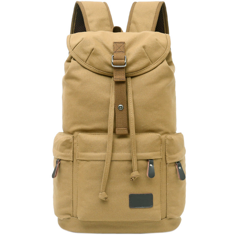 Canvas Rucksack Retro, 30×47×15 cm, 20-35 L – Bild 2 | LuxeStyle