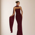 Pailletten Bandeau-Kleid, figurbetont – Bild 1 | LuxeStyle
