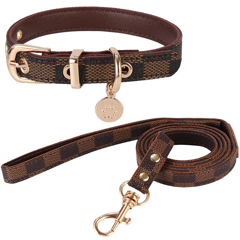 Lederhalsband-Set für kleine Haustiere