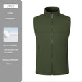 Softshell-Weste mit Stehkragen