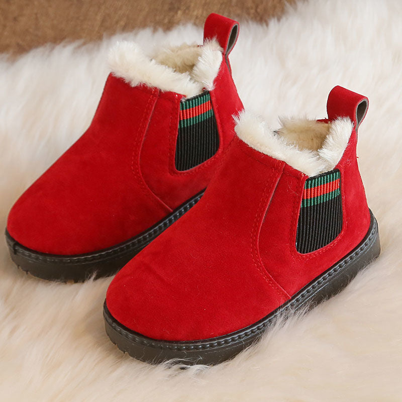 Winter Plus Velours Kinder-Schneestiefel