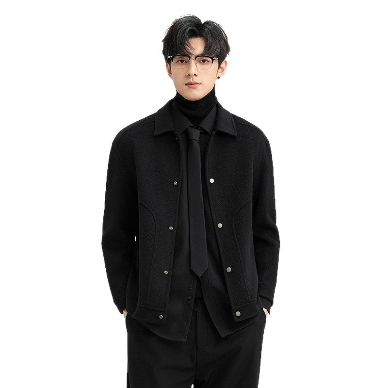 Herren Wolljacke Zweireiher