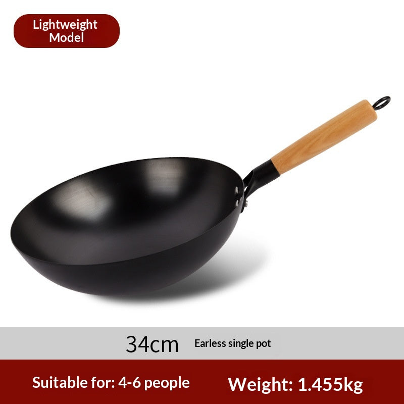Handgeschmiedeter Wok für authentisches Braten