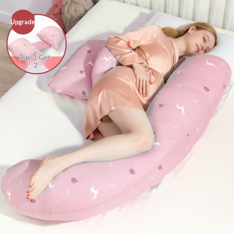 U-förmiges Bauchstützkissen für Seitenschläfer – Bild 5 | LuxeStyle