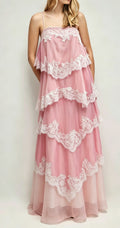 Vintage Spitze Ombre Maxi-Kleid – Bild 10 | LuxeStyle