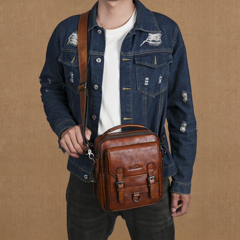 Ledertasche für Herren – Schulter- & Crossbody – Bild 6 | LuxeStyle