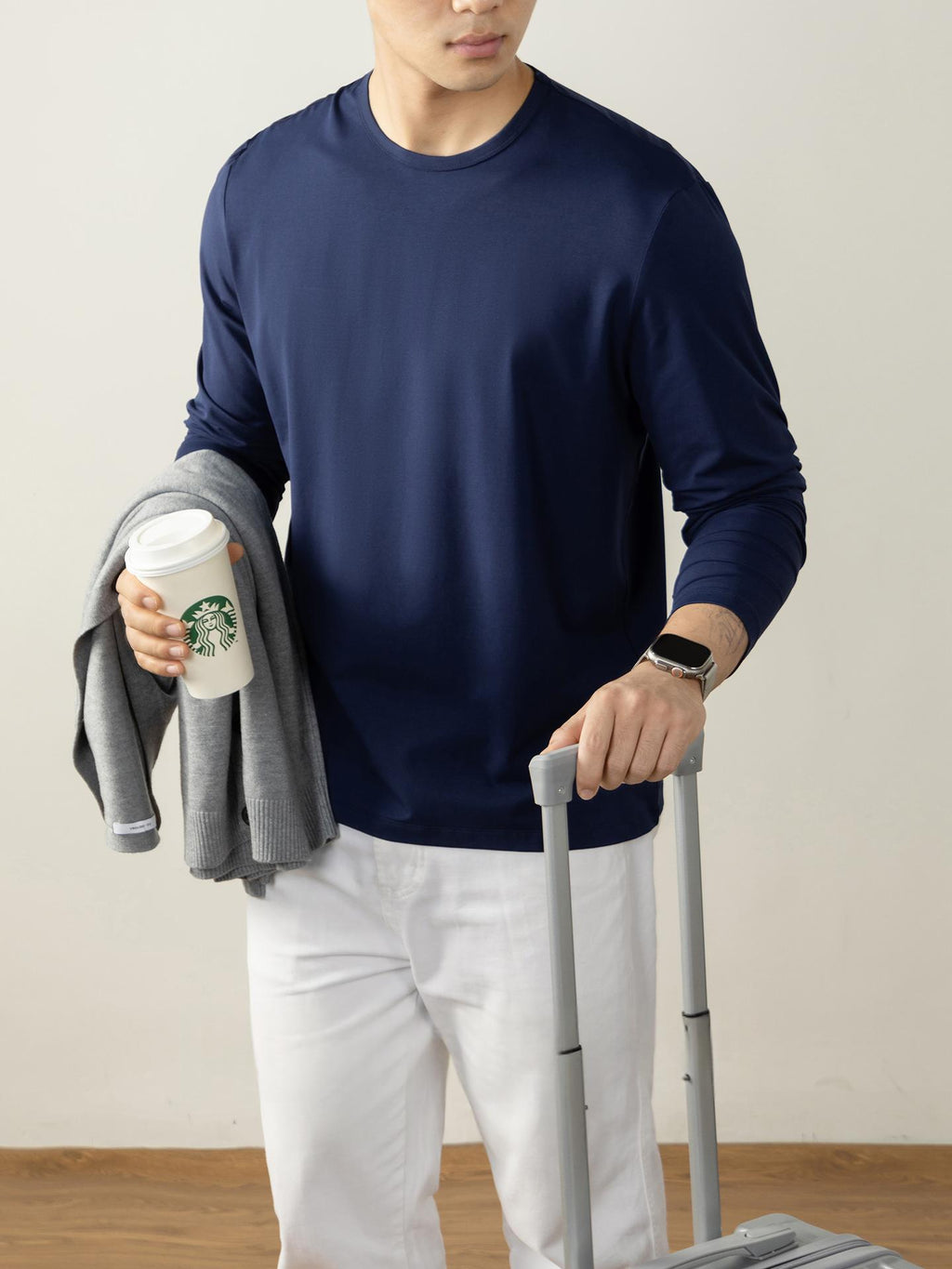Langarm-T-Shirt