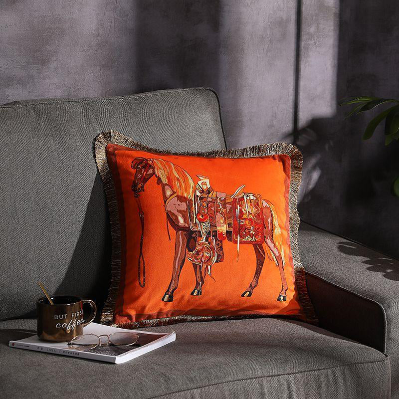 Fransen-Kissen mit doppelseitigem Print – Bild 17 | LuxeStyle