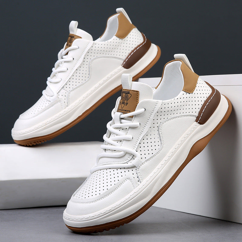 Herren-Sneaker aus Echtleder mit dicker Sohle – Bild 15 | LuxeStyle