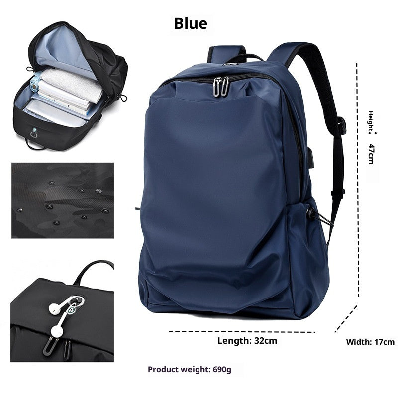 Unisex Oxford Rucksack, wasserdicht, 16" – Bild 6 | LuxeStyle