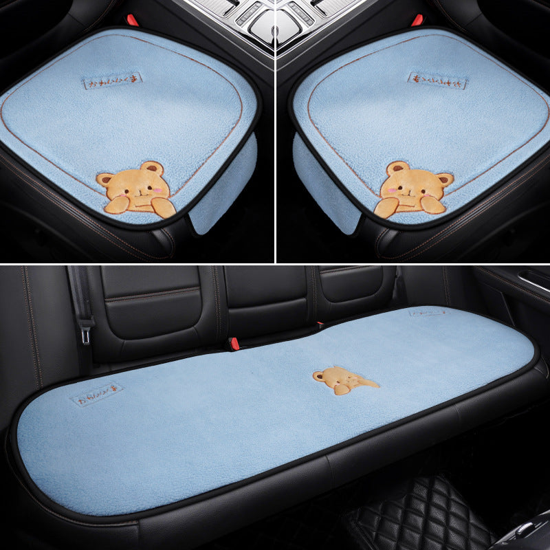 Auto-Sitzkissen-Set aus Plüsch – Bild 9 | LuxeStyle