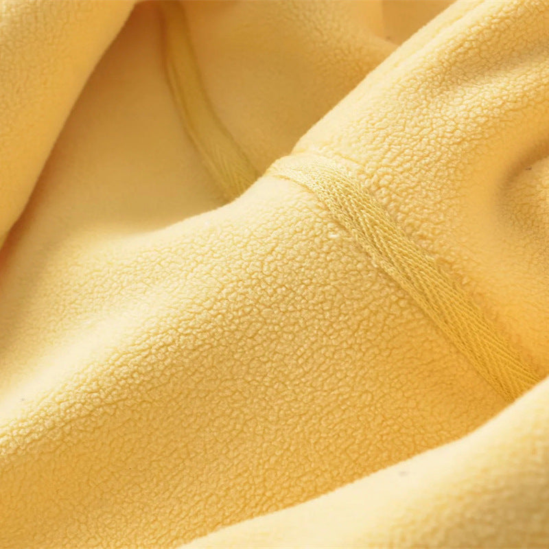 Kurzer Fleece-Kapuzenpullover für Damen – Bild 12 | LuxeStyle