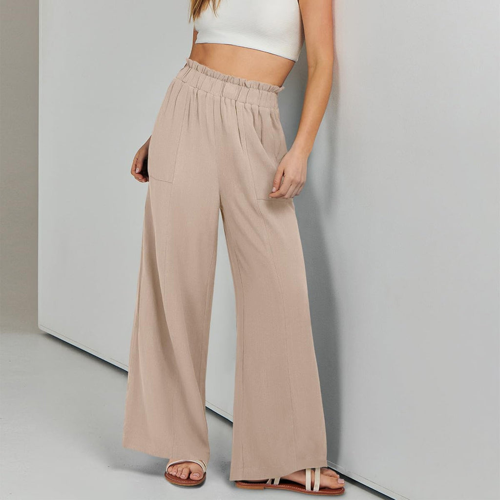 High-Waist-Hose «Lina» · Wide-Leg & fliessend (Damen, S–2XL)