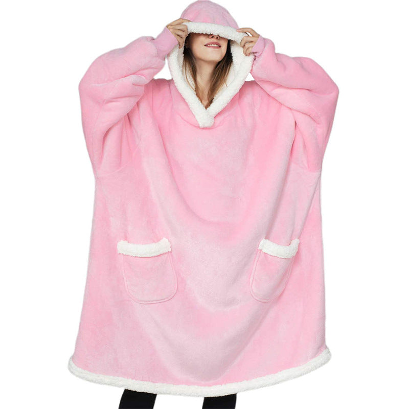 XXL Hoodie-Decke mit Taschen für Sie & Ihn
