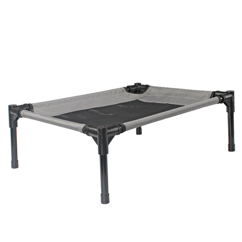 Hundebett Oxford-Stoff Trampolin Grau