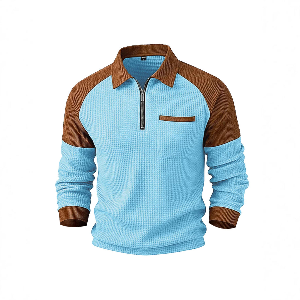 Halbzip-Polo für Herren