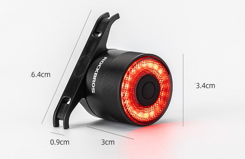 Intelligentes Velo-Rücklicht mit Bremslicht