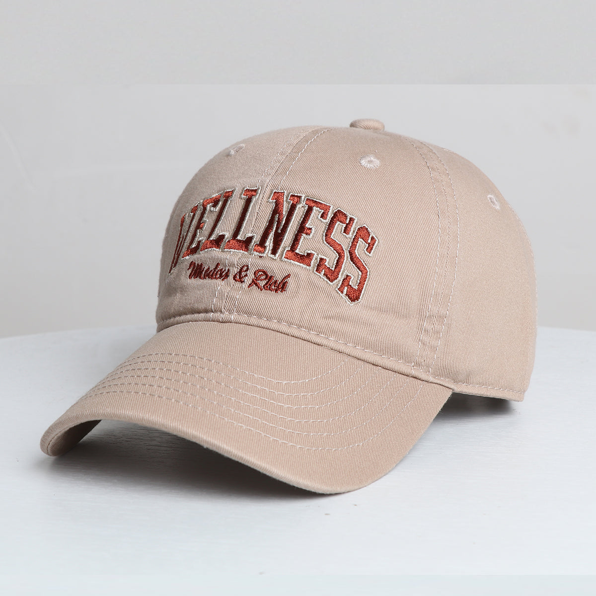 LuxeStyle Baseball-Cap «Wellness» · Rot, Stickerei – Bild 4 – LuxeStyle Schweiz
