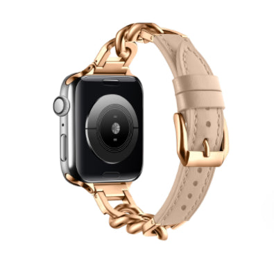 Stahl- und Lederarmband für Smartwatch – Bild 12 | LuxeStyle