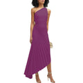 One-Shoulder Plisseekleid – Bild 7 | LuxeStyle