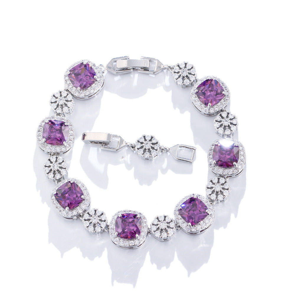 Armband mit farbigen Edelsteinen – Bild 9 | LuxeStyle