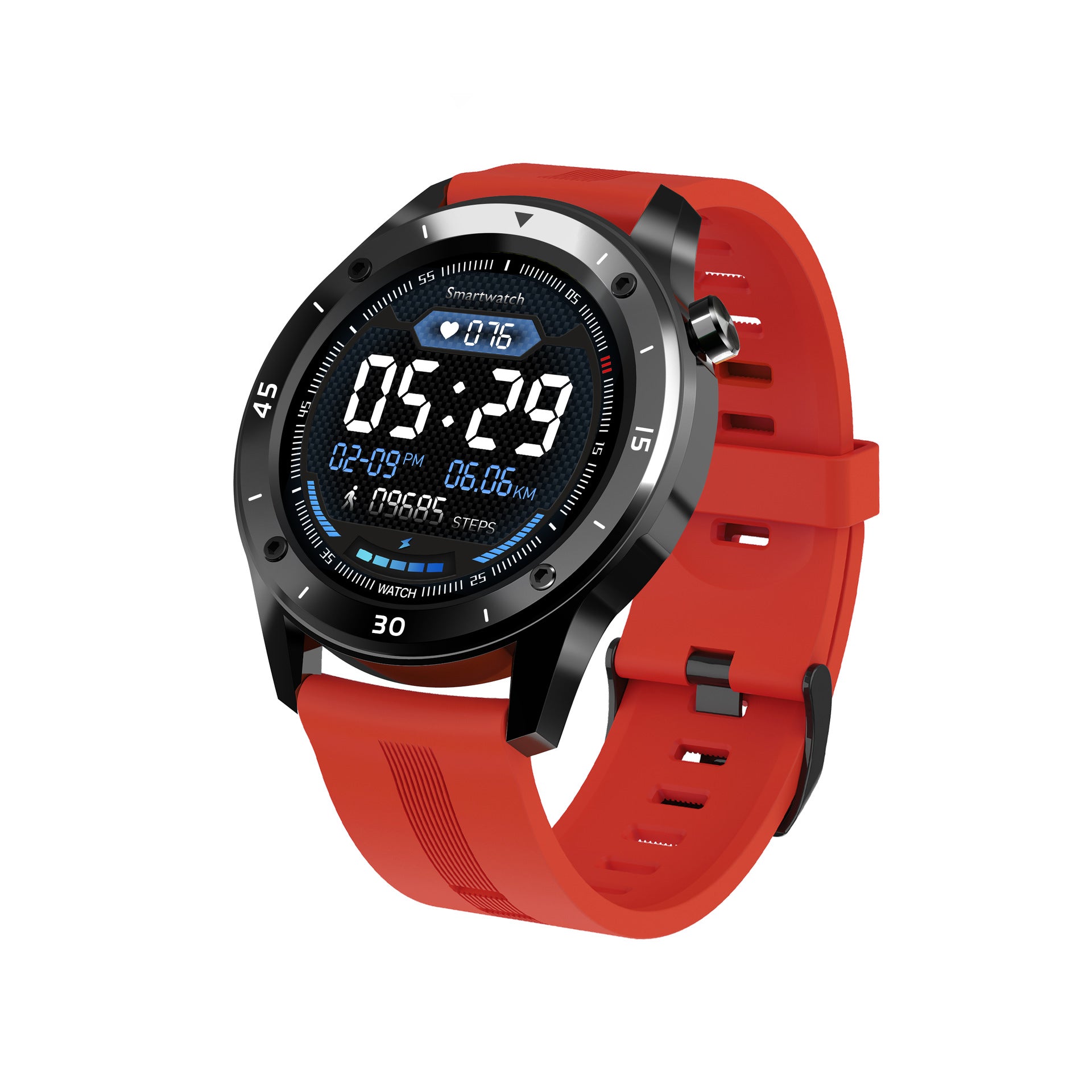 Wasserdichte Pedometer Smartwatch für iOS/Android
