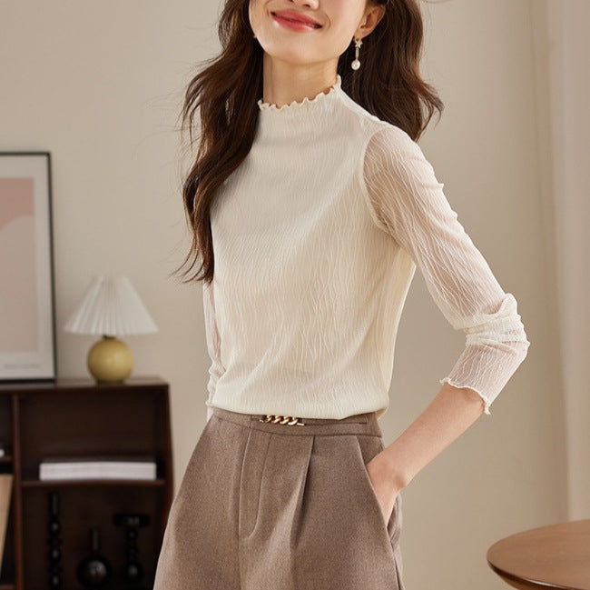 Latzstoff-Top mit Fransen, knappe Passform | LuxeStyle