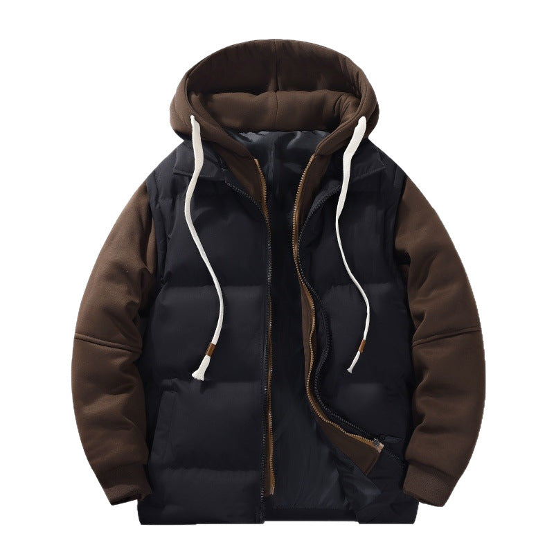 Gefütterte Jacke mit Kapuze für Herren – Bild 9 | LuxeStyle