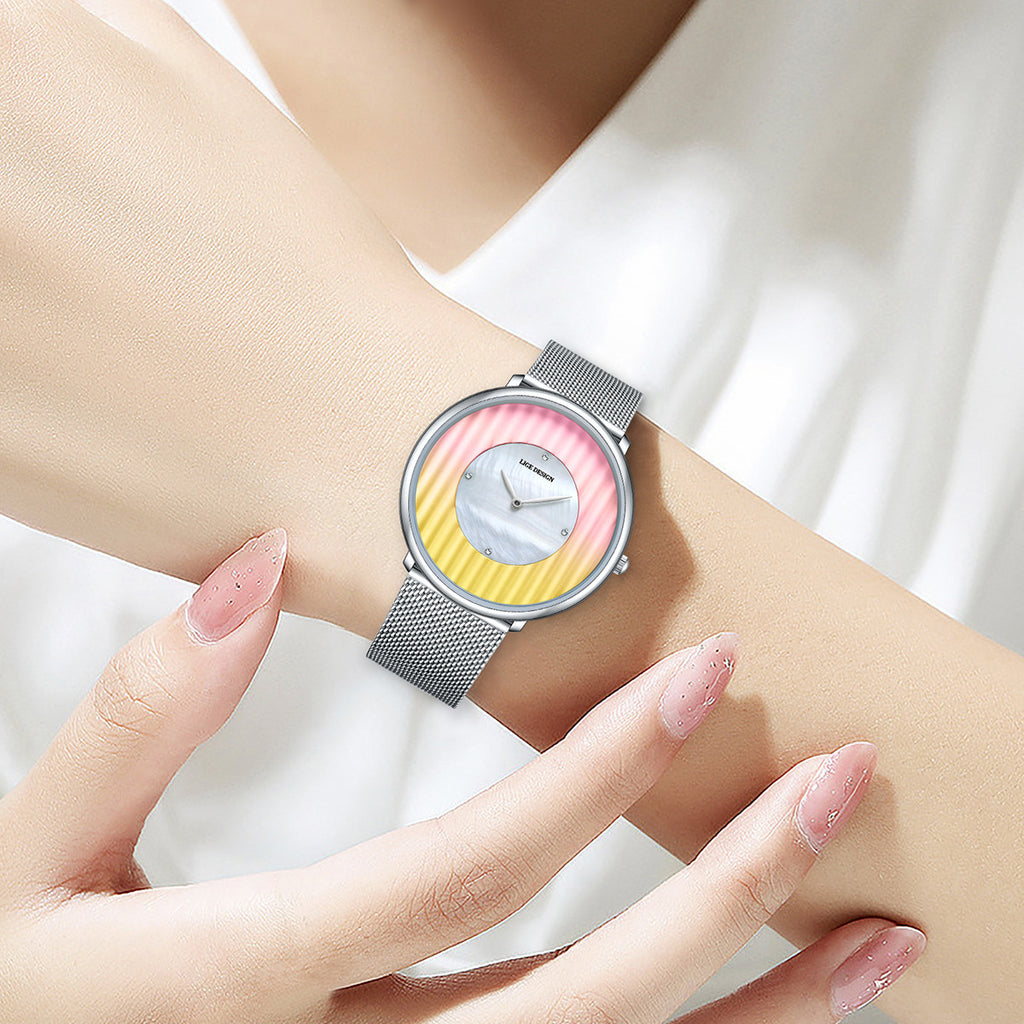 Uhr mit Farbverlauf-Dial | LuxeStyle