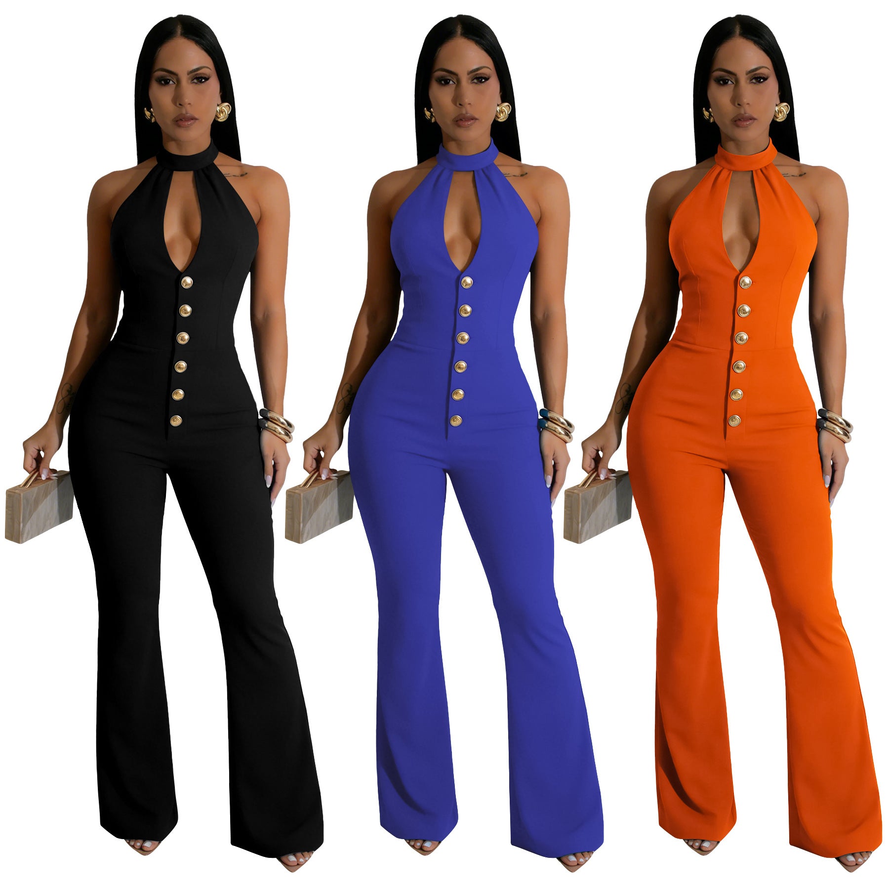 Figurbetontes Off-Shoulder Jumpsuit