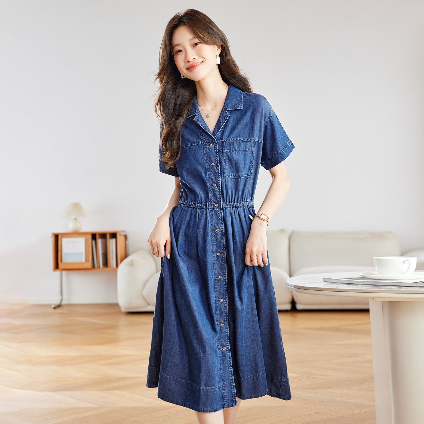 Leichtes Tencel-Kleid