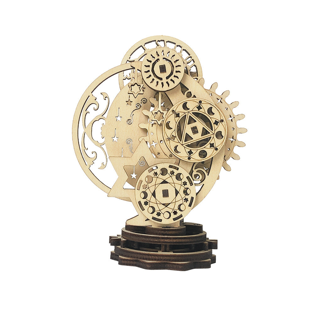 Mechanische Punk-Uhr aus Holz zum Selberbauen | LuxeStyle