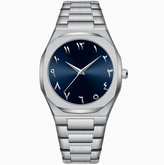 Wasserdichte Herrenuhr mit arabischem Zifferblatt
