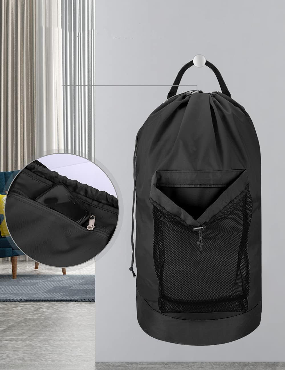 Reisetasche mit Gummiband, wasserdicht, 36-55L – Bild 7 | LuxeStyle