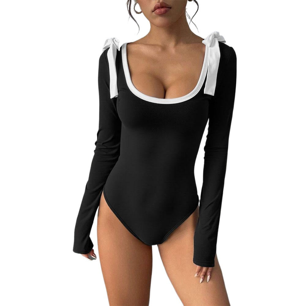 Jumpsuit mit eckigem Ausschnitt und ausgestellten Ärmeln – Ansicht 2