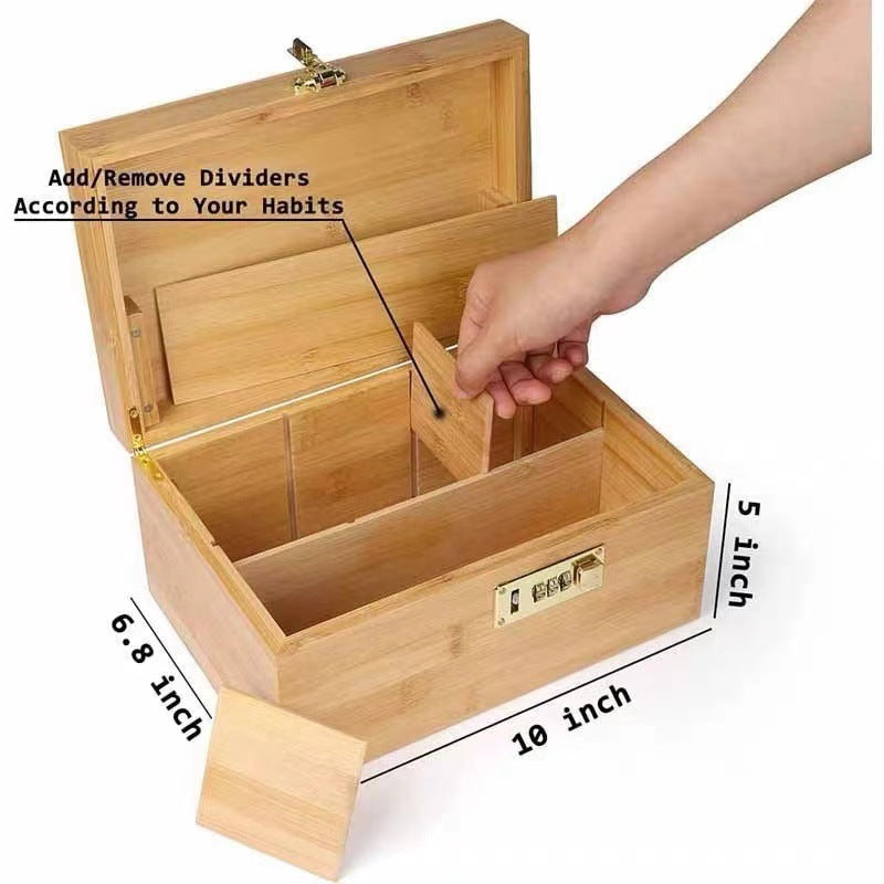 Holzbox mit Deckel