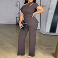 Off-Shoulder Top & High-Waist Hose Set