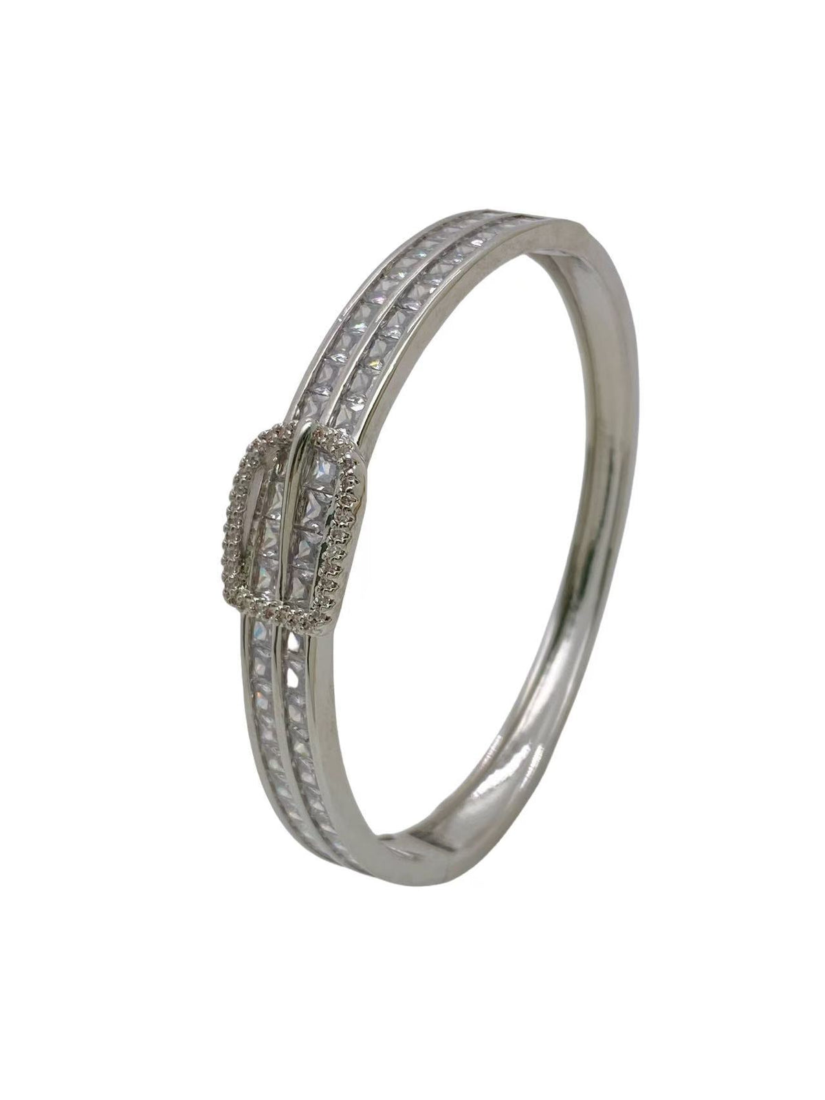 Armband mit Zirkonia und Hufeisen-Schnalle – Bild 4 | LuxeStyle