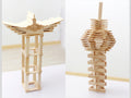 Holzbaustein-Set 100 Stück – Bild 2 | LuxeStyle