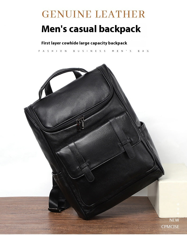 Echtleder Rucksack mit 36-55 L – Bild 6 | LuxeStyle