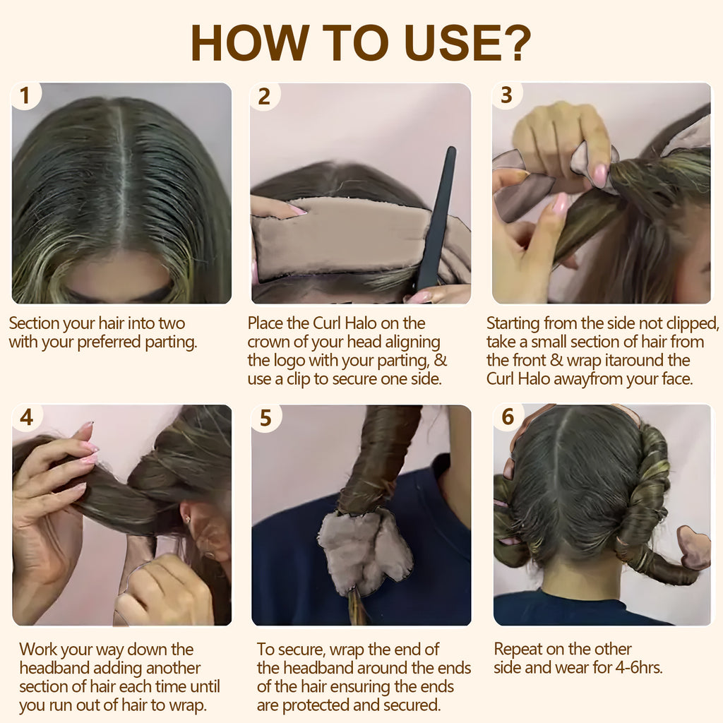 Satin Lockenwickler für Hitzefreie Wellen