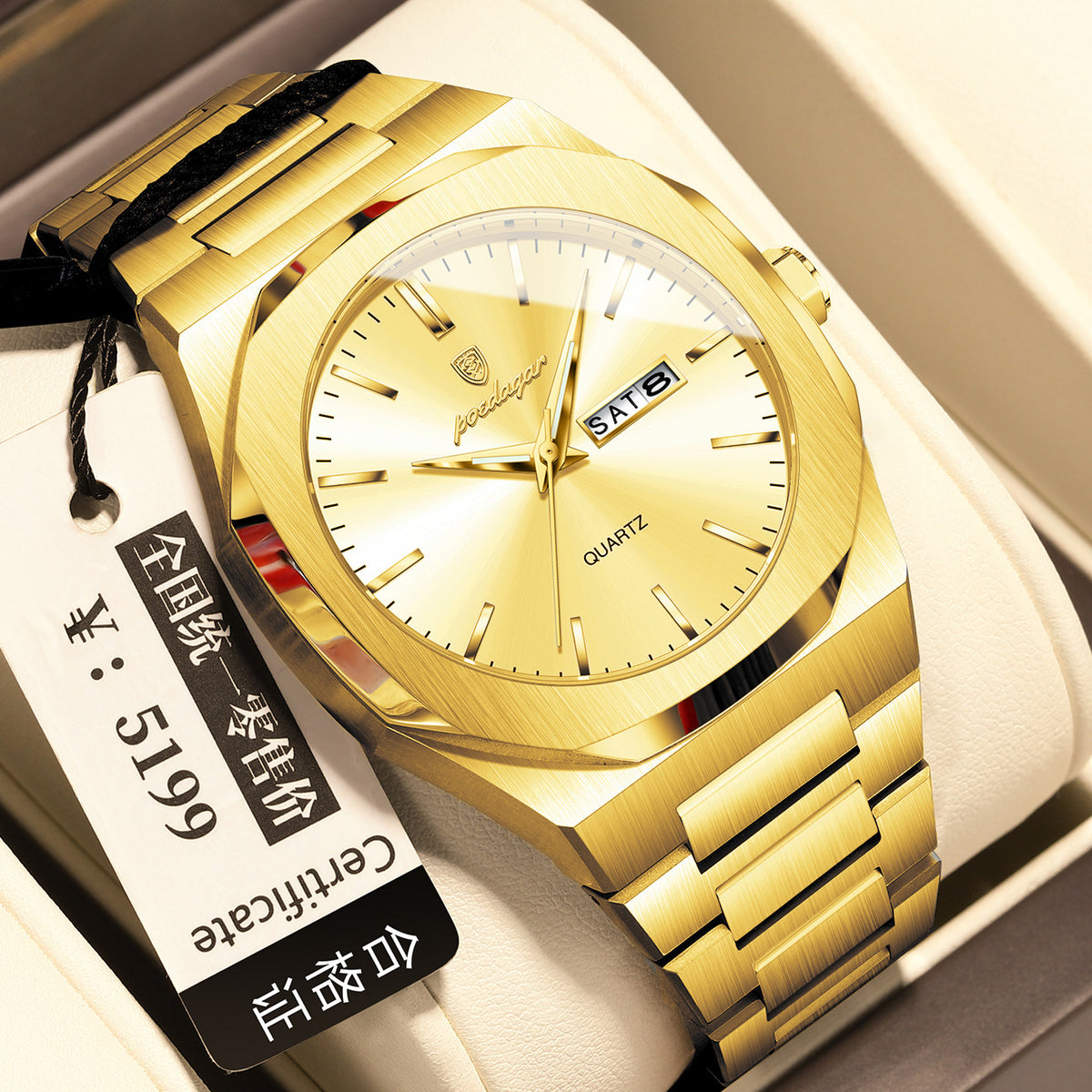 Männer-Wasserdichte Leuchtende Quarz-Uhr – Bild 5 | LuxeStyle